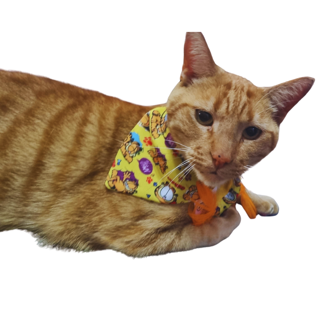 Garfield Cat Bandana - Yellow