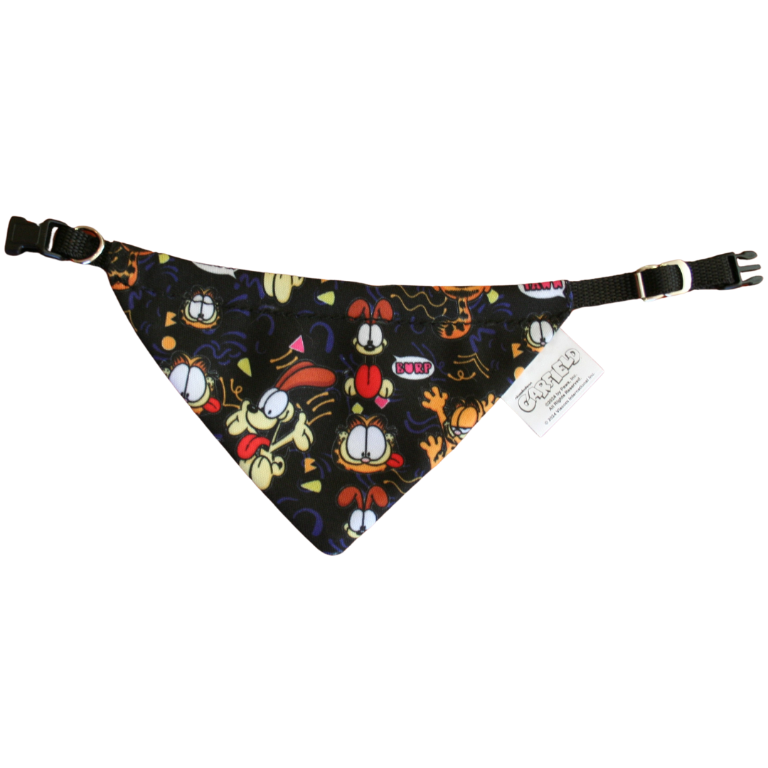 Garfield Cat Bandana - Black