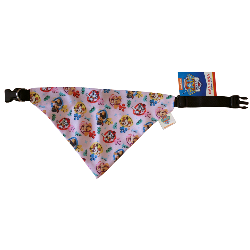 Paw Patrol Pink Bandana Collar