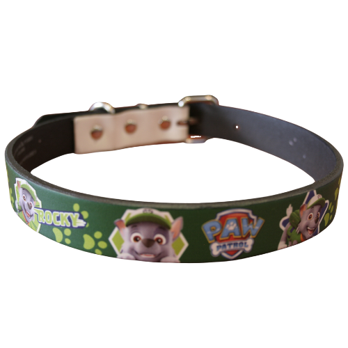 Paw Patrol Rocky Leather Collar