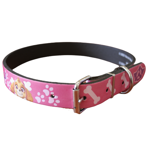 Paw Patrol Skye Leather Collar