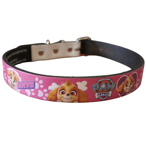 Paw Patrol Skye Leather Collar