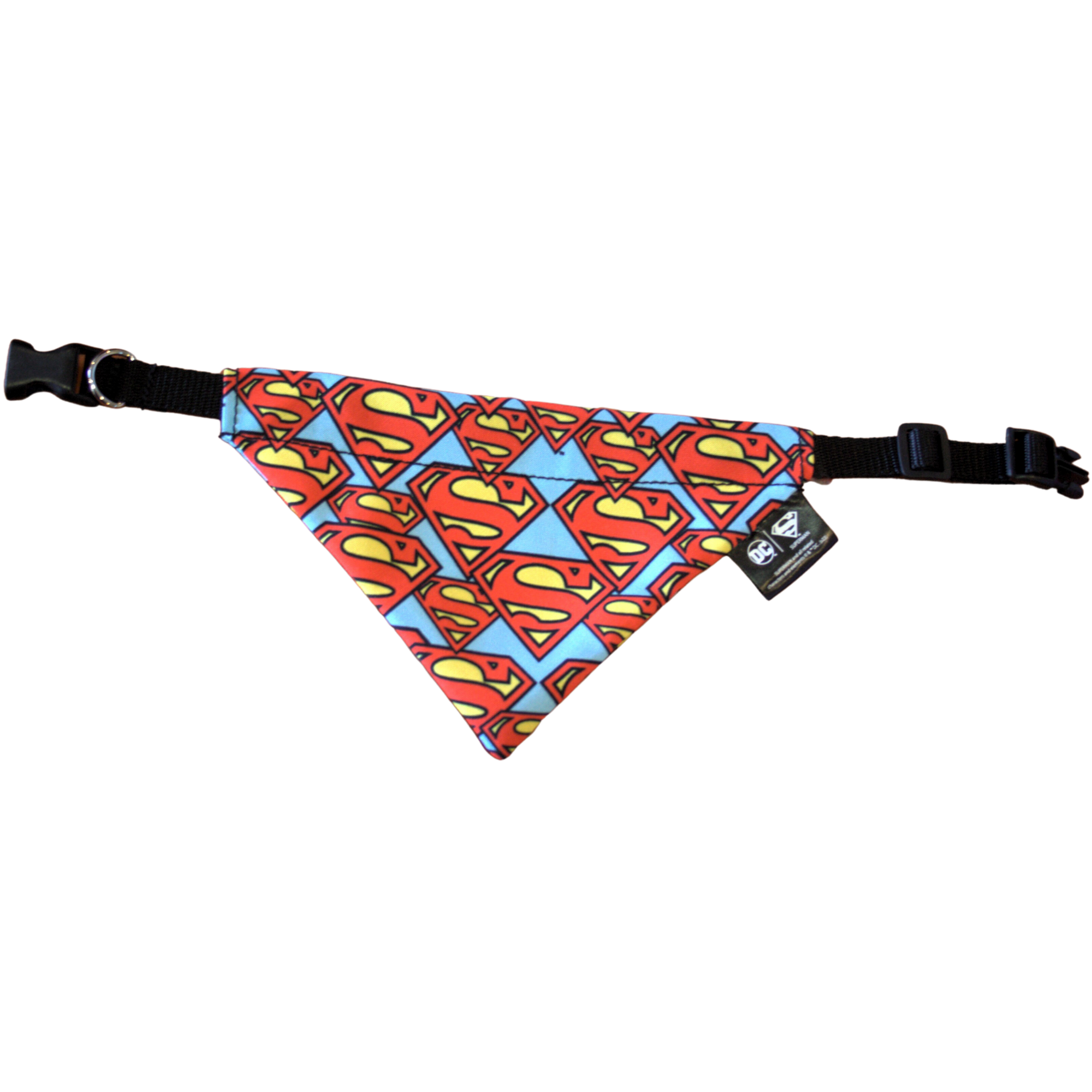 Superman Logo Bandana With Collar